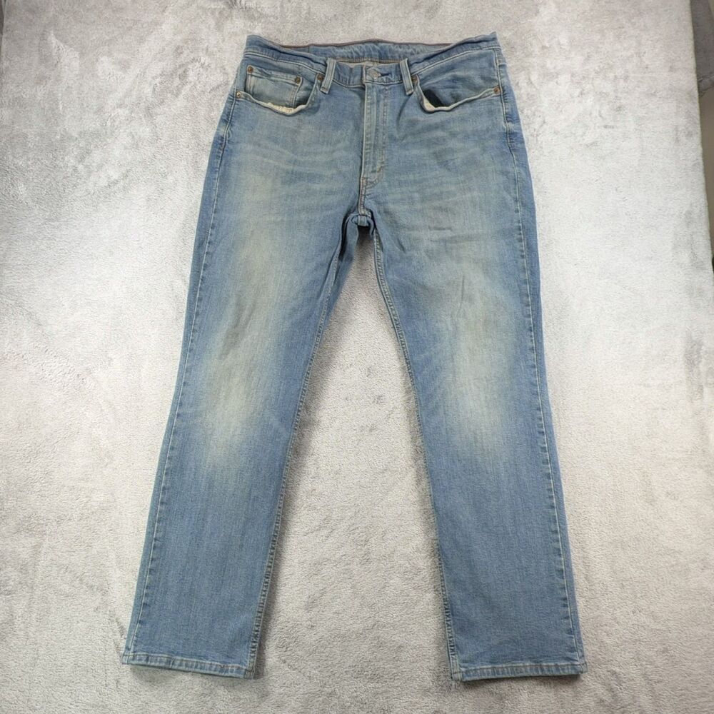 Levi's 514 Straight Fit Jeans Men's 36x32 Blue Denim Stretch 5-Pocket Regular